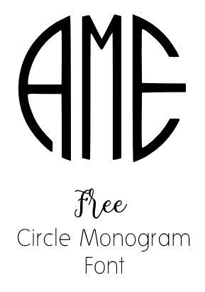 Free Svg Monogram Fonts Free